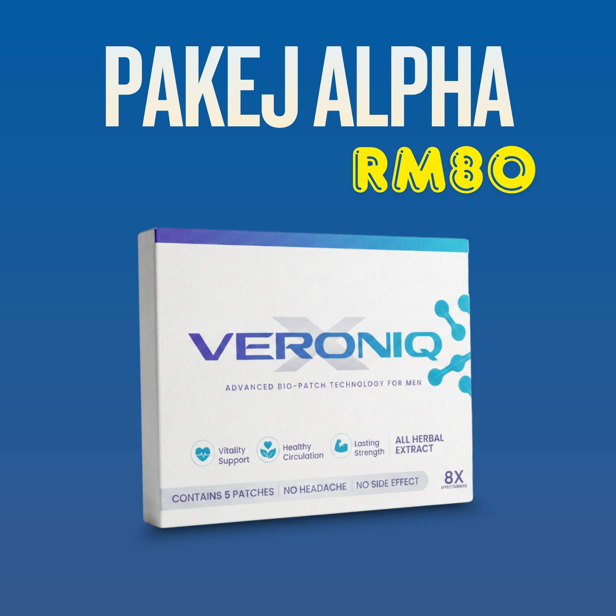 PAKEJ ALPHA ( 1 KOTAK VERONIQX )